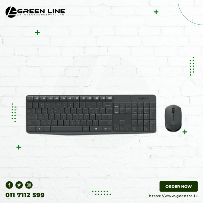 Logitech MK235 Wireless Keyboard and Mouse Combo price in sri lanka