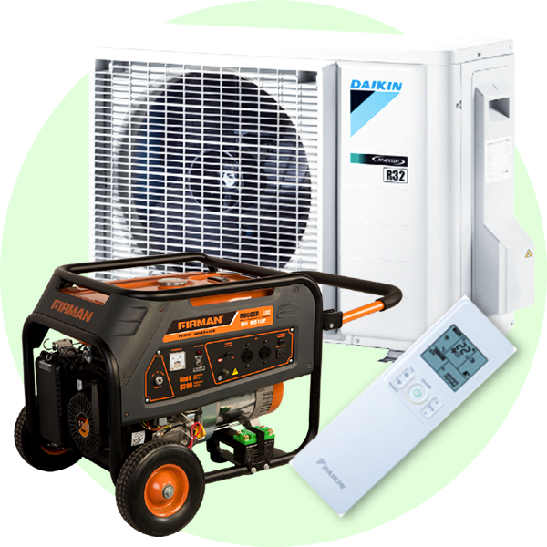 Air conditioner & Generator