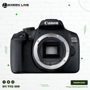 Canon EOS 2000D DSLR Camera price in sri lanka