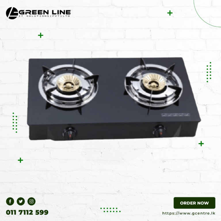 Maxmo GlassTop Gas Cooker GCENTRE Green Line