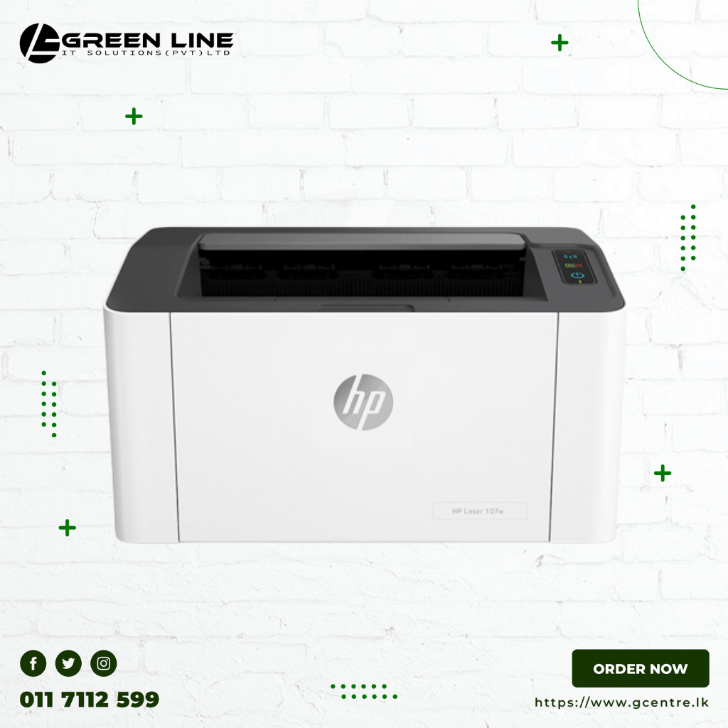 lever Broers en zussen buffet HP LaserJet 107A Printer - GCENTRE - Green Line