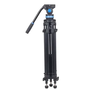 Sirui SH15 Aluminum Video Tripod with Fluid Head2