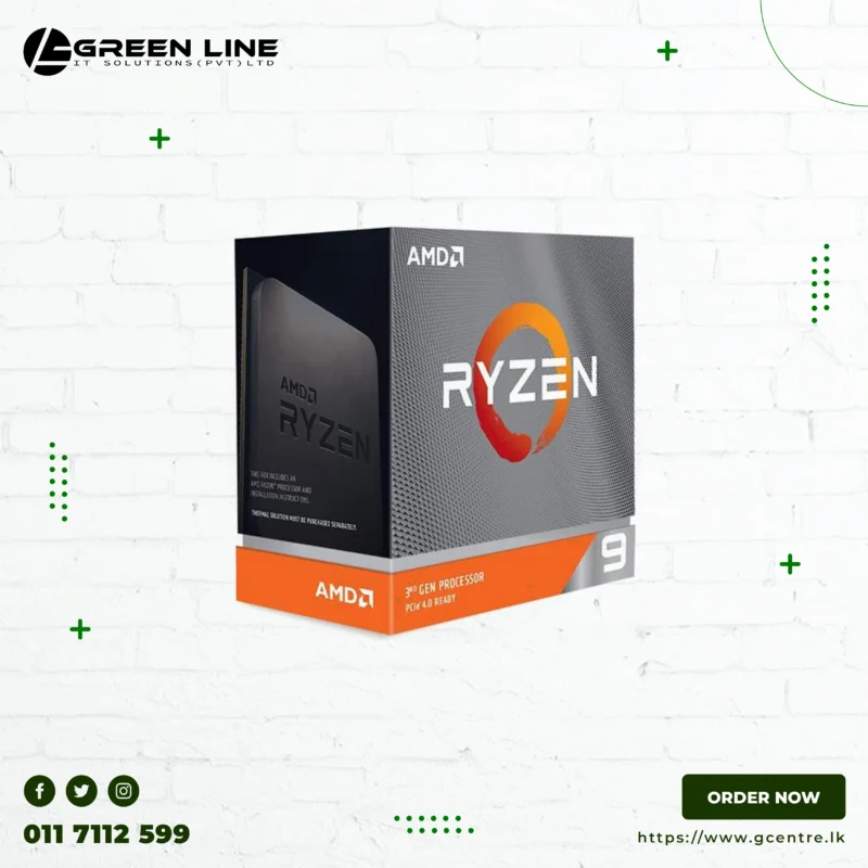 AMD RYZEN™ 3900X 12 CORE/24 THREADS GCENTRE Green Line