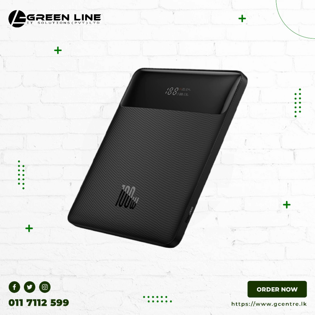 Baseus Blade 100W 20000mAh Power Bank - GCENTRE - Green Line